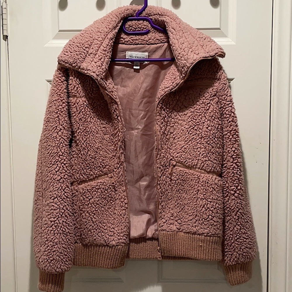 Pink Sherpa jacket